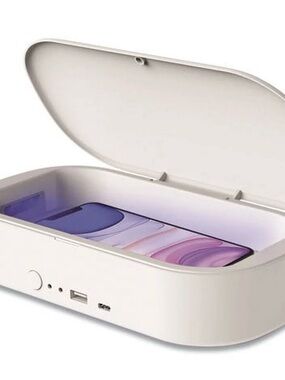 PureMobile White UV Sterilizer with USB Charging